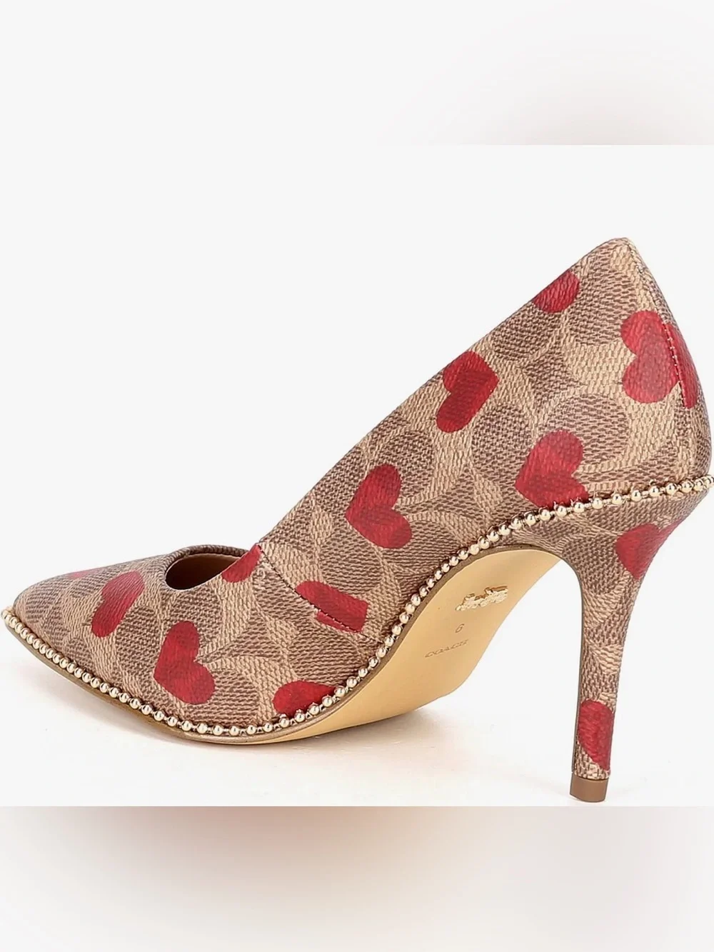 Coach Women's Waverly Heart-Print Pumps